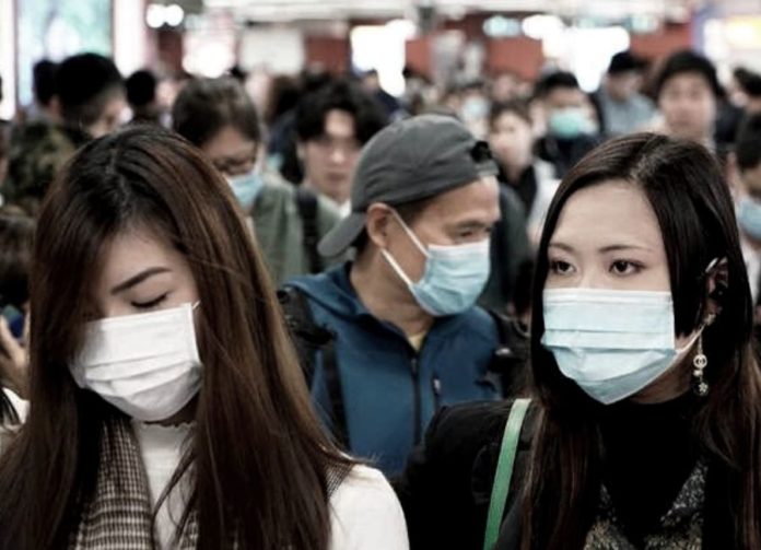 china people wear face mask fellow world